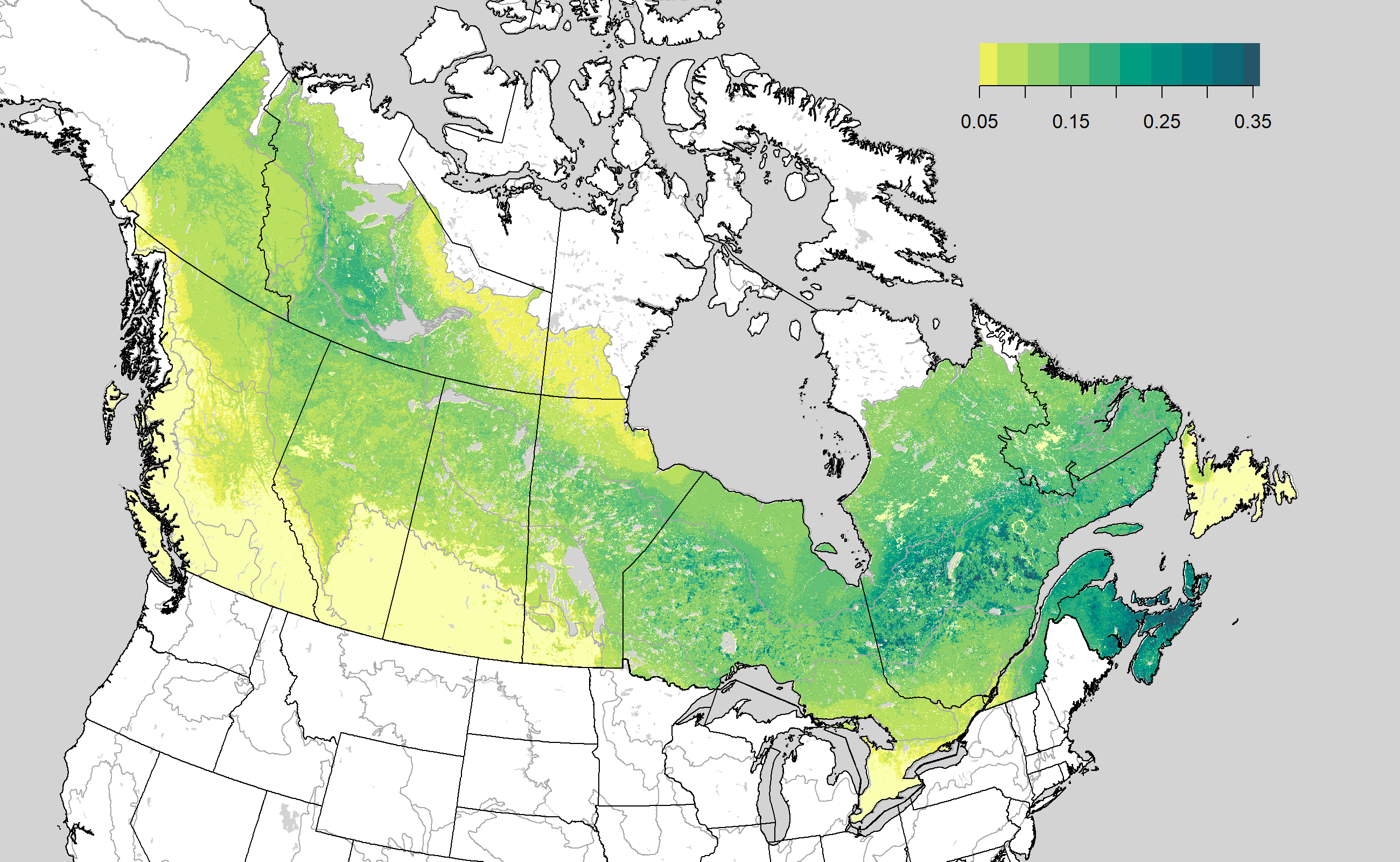 Distribution map