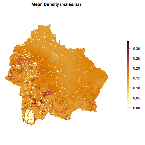 Distribution map