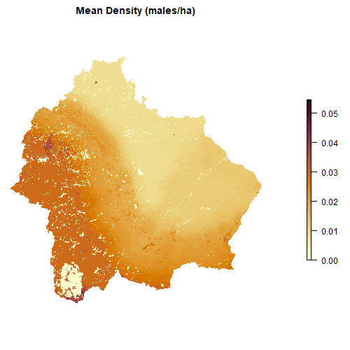 Distribution map