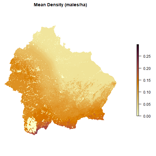 Distribution map