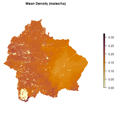 Distribution map