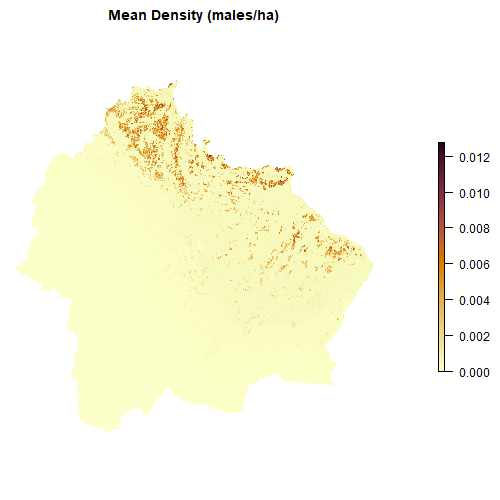 Distribution map