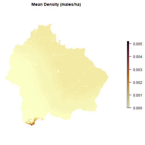 Distribution map