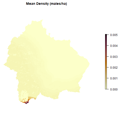 Distribution map