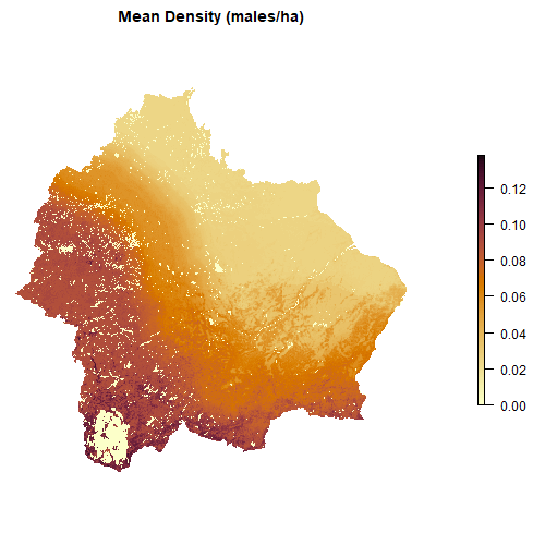 Distribution map