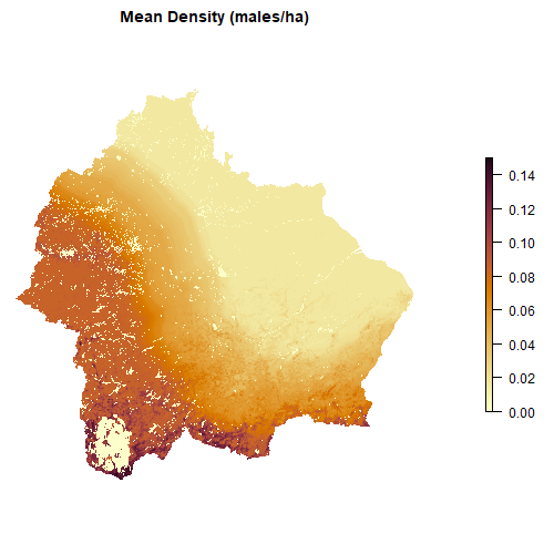 Distribution map