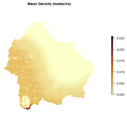 Distribution map