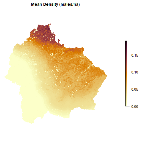 Distribution map