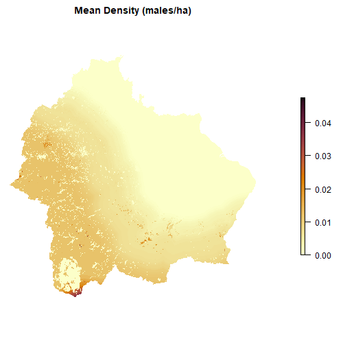 Distribution map