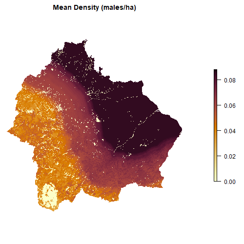 Distribution map