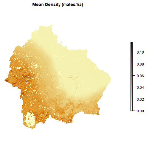 Distribution map