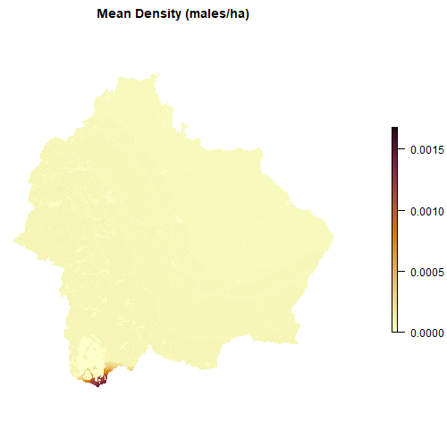 Distribution map