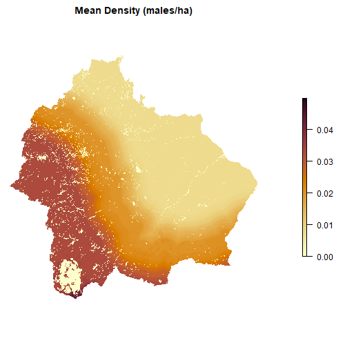 Distribution map