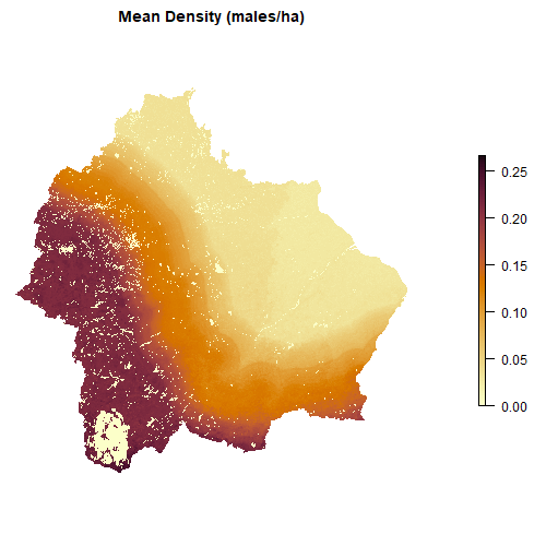 Distribution map