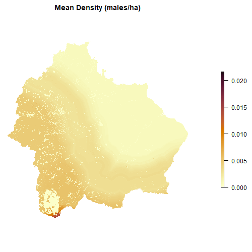 Distribution map