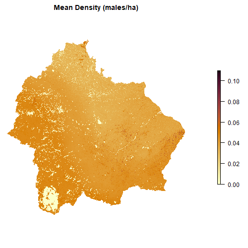 Distribution map