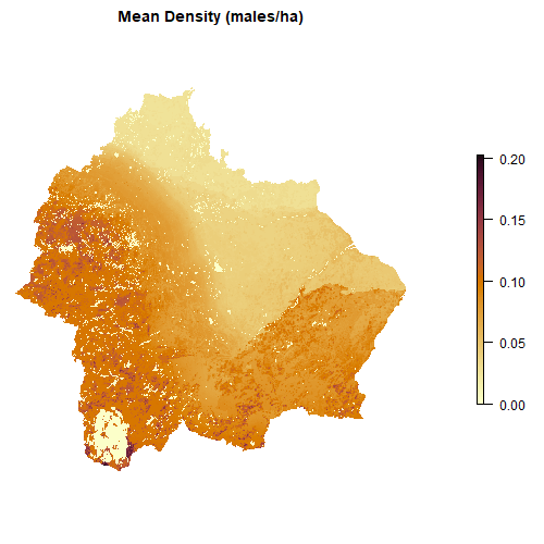 Distribution map