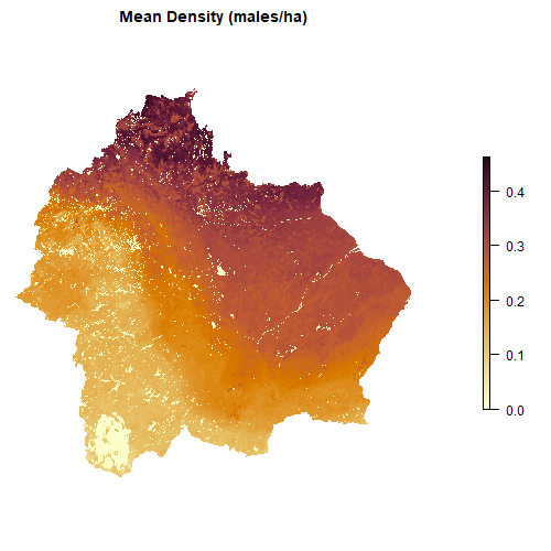 Distribution map