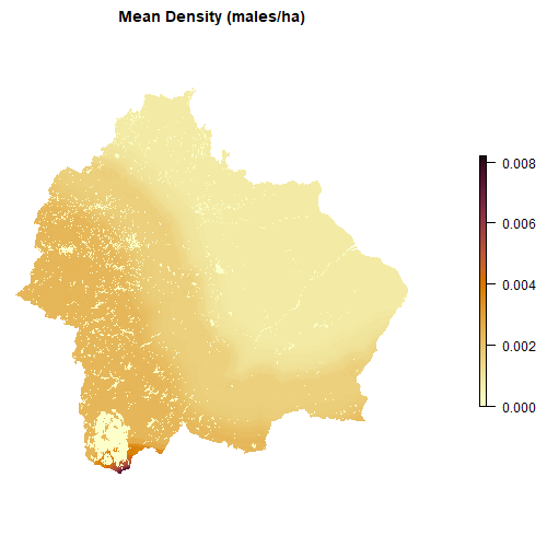 Distribution map