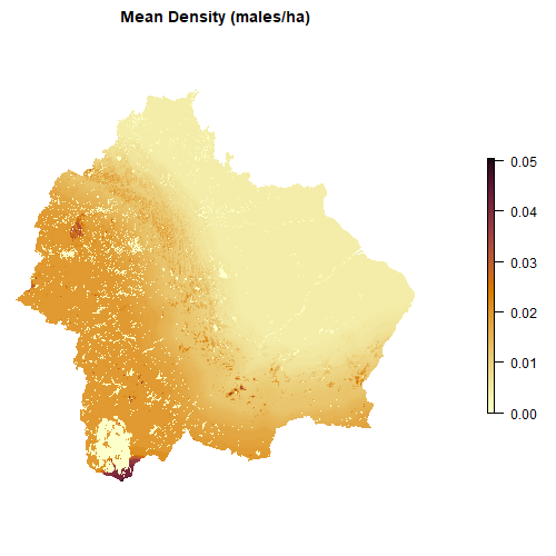 Distribution map