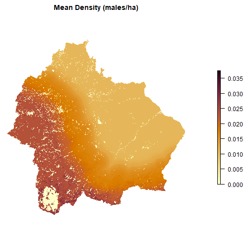 Distribution map