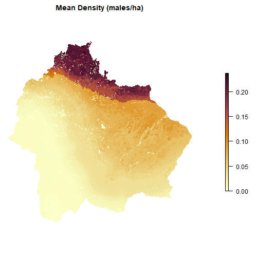 Distribution map