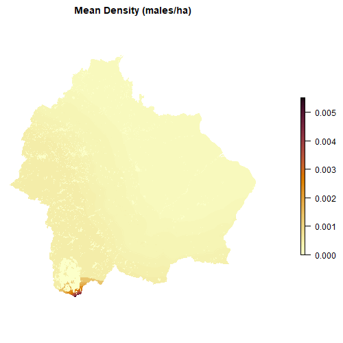 Distribution map