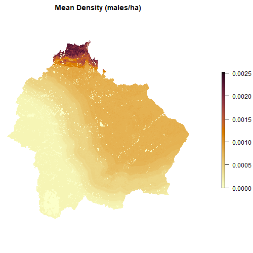 Distribution map