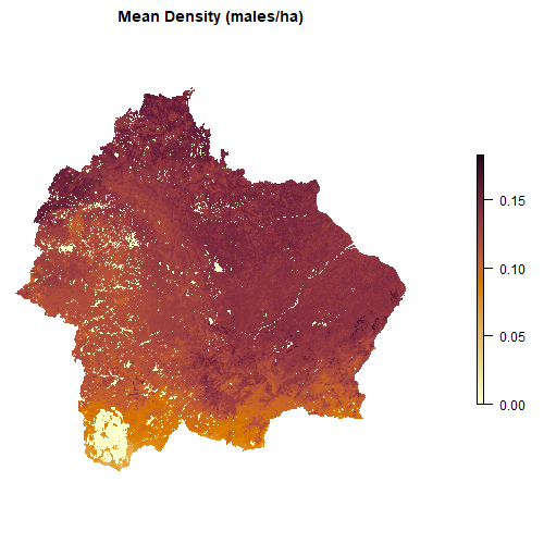 Distribution map