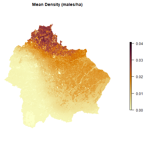 Distribution map