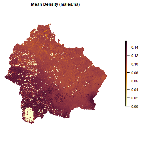 Distribution map