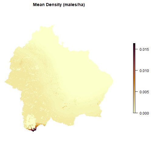 Distribution map