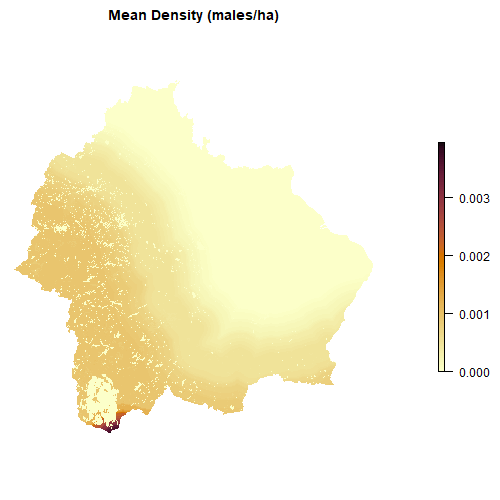 Distribution map