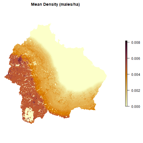 Distribution map