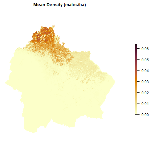 Distribution map