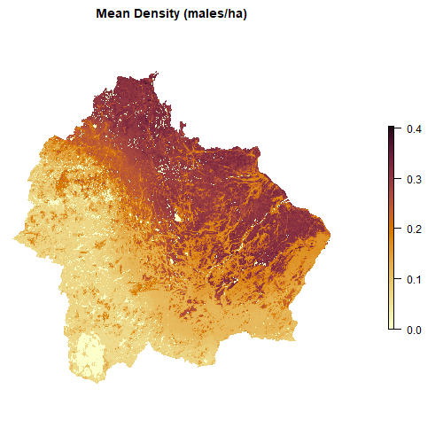 Distribution map