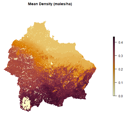 Distribution map