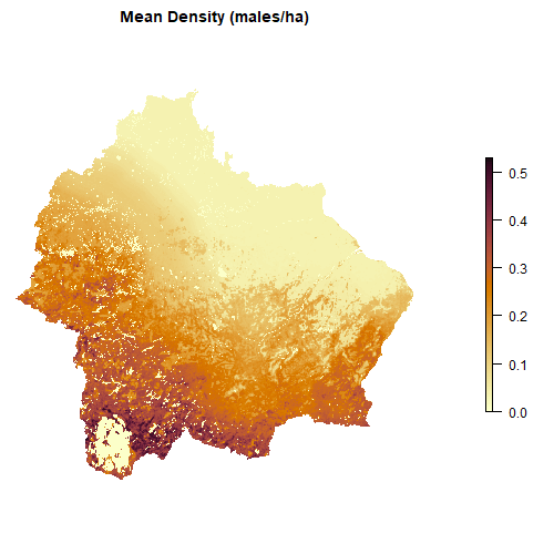 Distribution map