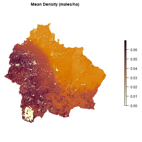 Distribution map