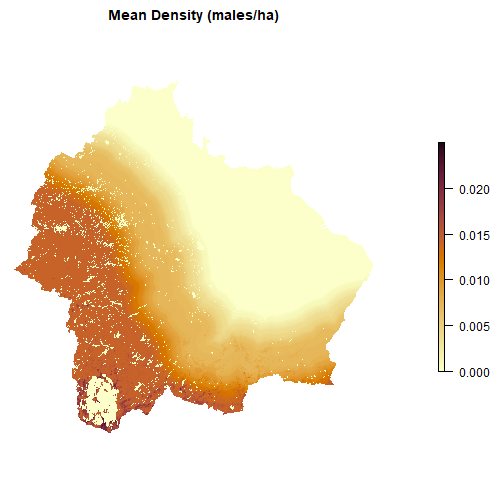 Distribution map