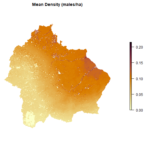 Distribution map