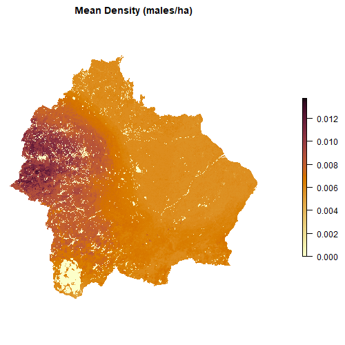 Distribution map