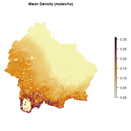 Distribution map