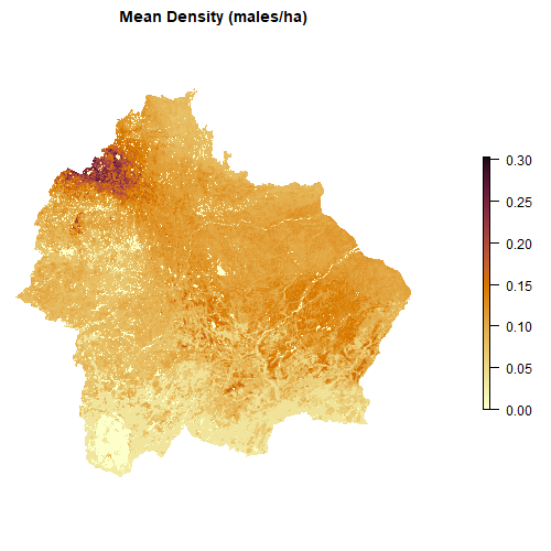 Distribution map