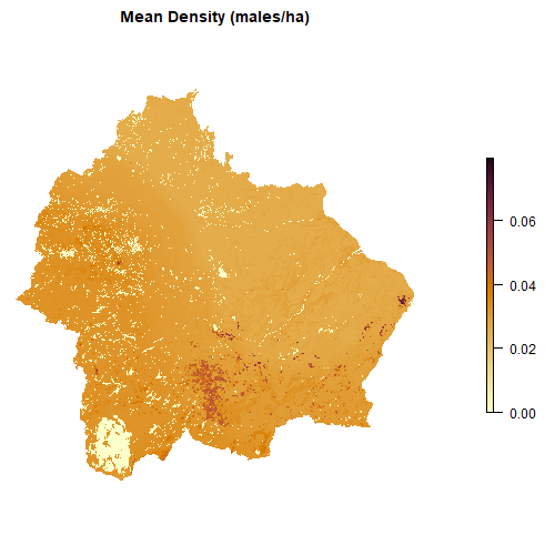 Distribution map