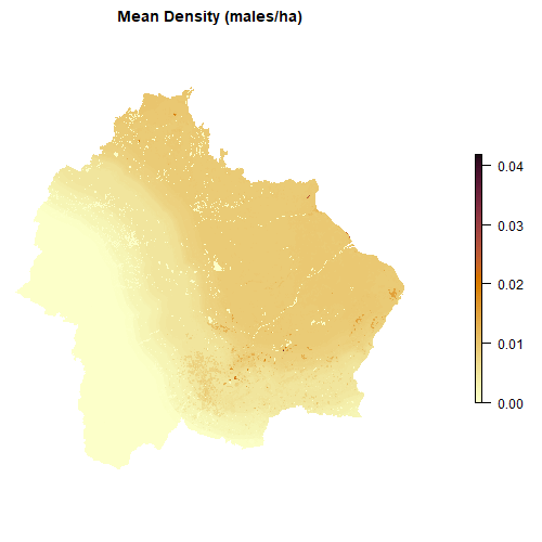 Distribution map