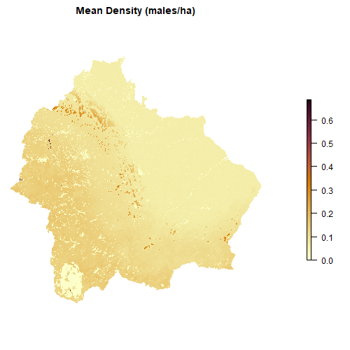 Distribution map