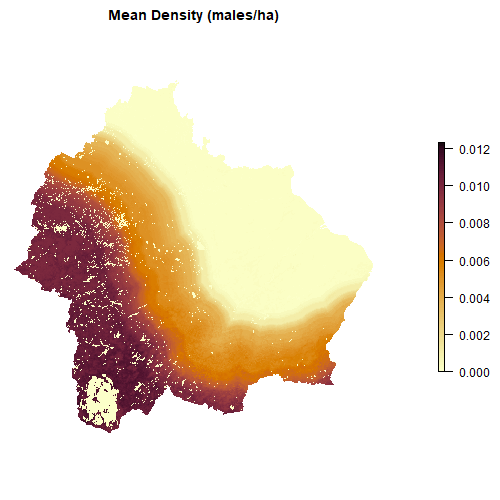 Distribution map