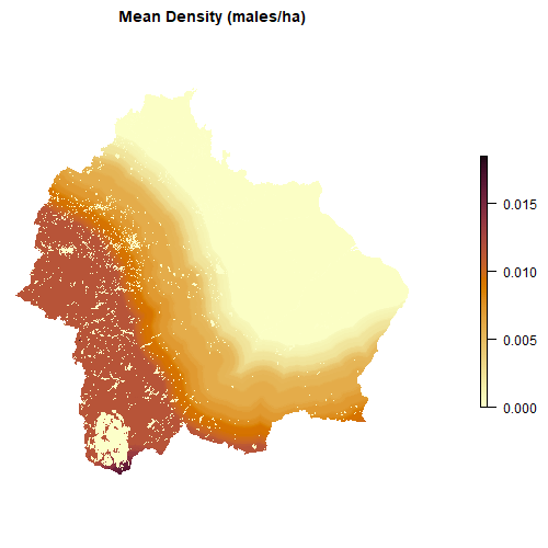 Distribution map