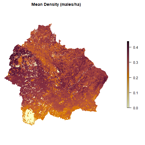 Distribution map